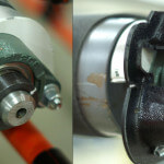 Before and After Guarding with a 2-Bolt Bearing Cover