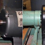 Coupling Guards for Pump and Motor Assembly, Before and After