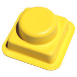 4-Bolt Bearing Cover, Yellow
