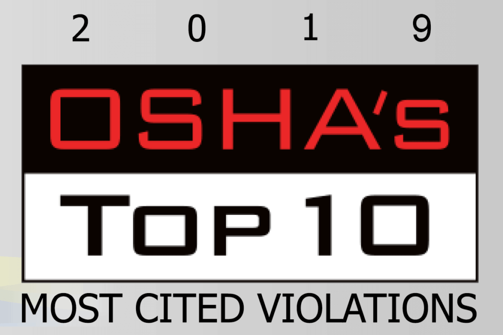 OSHA’s Top 10 Most Cited Violations for 2019