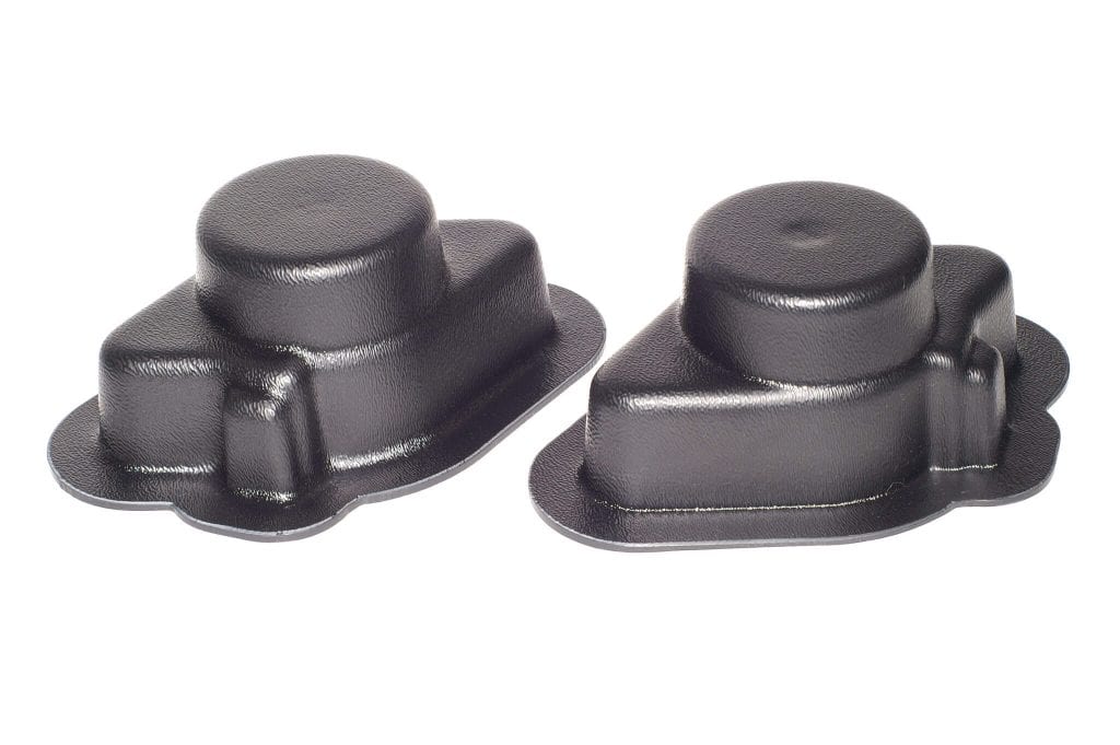 2 bolt bearing cover black plastic