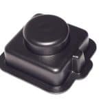 4 bolt bearing cover black plastic2