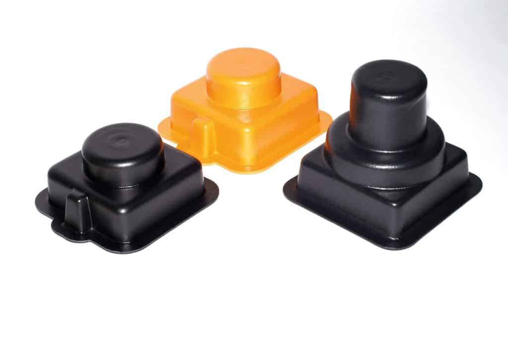 4 bolt bearing covers black orange plastic