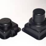 4 bolt bearing covers black plastic