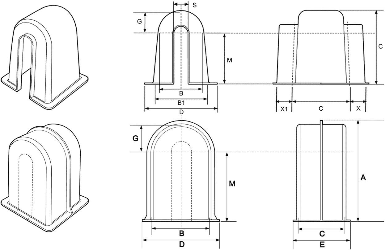 1 & 2 piece Coupling Covers