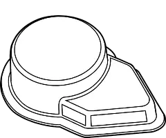 3 bolt flange bracket bearing cover th 240x200