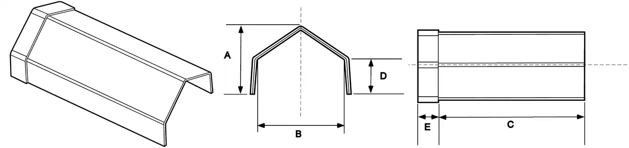 straight conveyor cover