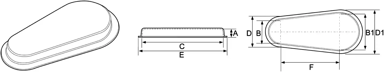 tapered flanged machine guard
